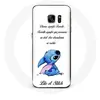 Coque pour Samsung Galaxy S6 Lilo et Stitch Ohana Citation Blanc Mania...