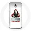 Coque pour Samsung Galaxy J5 2017 La casa de papel masque logo fond bl...