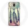 Coque pour Samsung Galaxy J5 2017 Attrape rêve coloré marron Maniacase