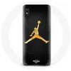Coque pour Samsung Galaxy A10 Air michael jordan logo jaune Maniacase
