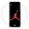 Coque pour Samsung Galaxy A10 Air Jordan Logo Rouge Maniacase