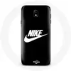 Coque pour Samsung Galaxy J5 2017 Nike Logo blanc fond Noir Maniacase