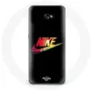 Coque pour Samsung Galaxy A5 Nike Logo Couleur fond noir Maniacase
