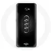 Coque pour Samsung Galaxy A8 2016 Audi Logo cache moyeu fond noir Mani...