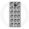 Coque pour Samsung Galaxy A5 Statue fond gris Maniacase