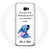 Coque pour Samsung Galaxy A5 Lilo et Stitch Ohana Citation Blanc Mania...