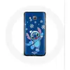 Coque pour samsung galaxy J3 Stitch neige Noël bleu Maniacase
