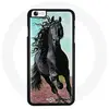 Coque pour Iphone 8 Plus Cheval noir course Maniacase