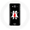 Coque pour samsung galaxy J3 Hunter x Hunter Manga Logo Fond Noir Mani...