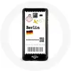 Coque pour samsung galaxy J5 2016 Billet d'avion Berlin Maniacase
