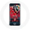Coque pour Samsung Galaxy J3 Formule 1 Sebastian Vettel Pilote F1 Roug...