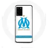 Coque pour Samsung Galaxy S11 Plus Olympique de Marseille Logo Fond Bl...