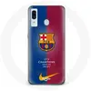 Coque pour Samsung Galaxy A40 FC Barcelone Logo Équipe de football Man...