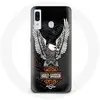 Coque pour Samsung Galaxy A40 Harley Davidson aigle logo Maniacase