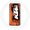 Coque pour Samsung Galaxy J7 2016 KTM Logo blanc fond orange Maniacase