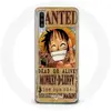 Coque pour Samsung Galaxy A50 One Piece Manga Luffy affiche de recherc...