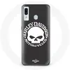 Coque pour Samsung Galaxy A40 Harley Davidson Motors Tete de mort Mani...