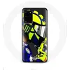 Coque pour Samsung Galaxy S11 Plus Valentino Rossi Pilote de vitesse c...