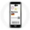 Coque pour samsung galaxy A5 2016 Billet d'avion Berlin Maniacase