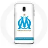 Coque pour Samsung Galaxy S4 Olympique de Marseille Logo Fond Blanc Ma...