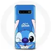Coque pour Samsung Galaxy s10 edge Stitch mignon fond bleu Maniacase