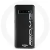 Coque pour Samsung Galaxy s10 edge Amg Logo Carbone Texture Maniacase