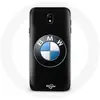 Coque pour Samsung Galaxy S4 BMW Logo fond noir Maniacase
