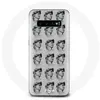 Coque pour Samsung Galaxy s10 edge Statue fond gris Maniacase