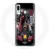 Coque pour Samsung Galaxy A30 Formule 1 Max Verstappen Pilote F1 Red B...