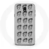 Coque pour Samsung Galaxy S4 Statue fond gris Maniacase