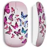 Souris Sans Fil Butterflies pink blue Maniacase