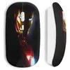 Souris sans fil iron man black red Maniacase