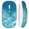 Souris sans fil Nuages Bleu Maniacase