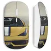 Souris Sans Fil Ferrari Jaune Voiture Luxe Maniacase
