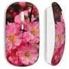 Souris sans fil Pink flowers design Maniacase