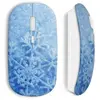Souris sans fil Bleu Clair Neige Maniacase