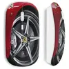 Souris Sans Fil Ferrari Roue Jante Rouge Silver Maniacase