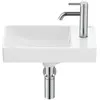 Roca Ona wastafel compact met overloop 45 x 26 cm, wit