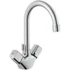 Mélangeur lavabo Roca BRAVA A5A368EC0F chromé bec tube pivotant