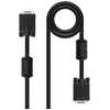 Nano Cable 10.15.0101 - Câble SVGA avec ferrite, mâle-mâle, Noir, 1mts
