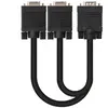 NANOCABLE CABLE BIFURQUÉE SVGA 15M/ 2*15H 45 CM