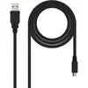 Nanocable 10.01.0503, 3 m, USB A, Micro-USB B, 2.0, Mâle-Mâle, Noir