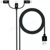 Câble 3en1 Usb-a A Usb-c/microusb/lightning 1m Nanocable 10.01.3200