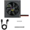 Tooq TQAPOLO-600SP Alimentation ATX 600 W avec PFC actif Noir