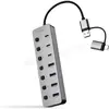 Nanocable Hub 4xusb-a + 3xusb-c