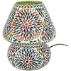 SIGNES GRIMALT AMPE Mosaïque en Verre en Forme de Champignon Hauteur 31cm