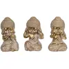 Statue - Statuette - BY SIGRIS - Bouddha 3 Uni. Dorado de Resin