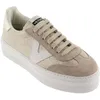 Tennis cuir talon plateau