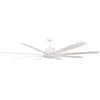 GSC Ventilateur de plafond Diongo avec commande Ø165 8 pales DC Blanc