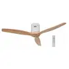 GSC - Ventilateur de plafond 52' Moteur dc 3 pales Bois blanc